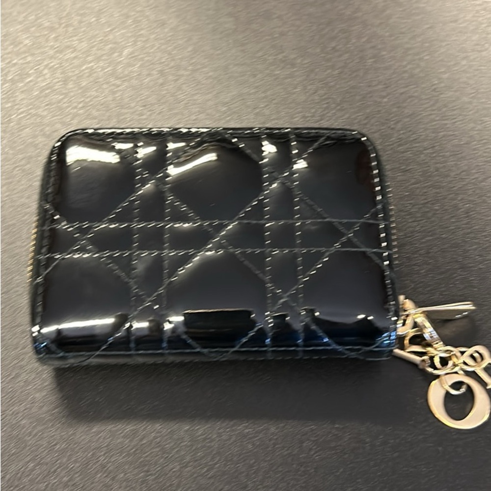 Mini lady Dior Gardena wallet in good condition.